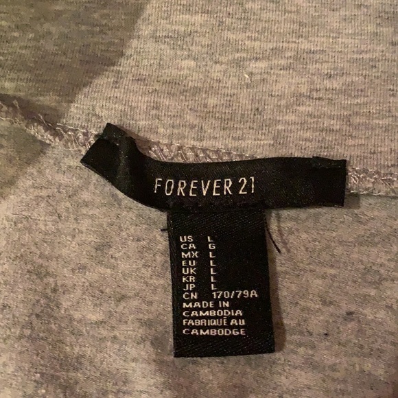 Forever 21 Grey stretch skirt size large - Picture 3 of 3